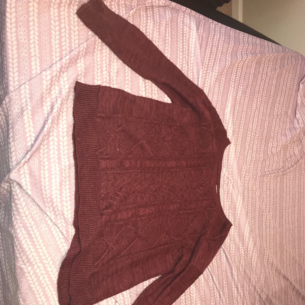 Burgundy Sweater